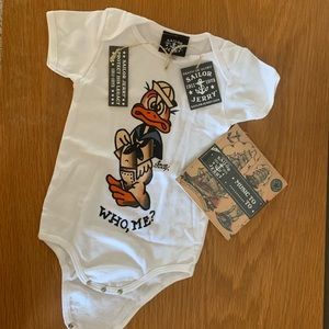 Vintage Baby Sailor Jerry Onesie